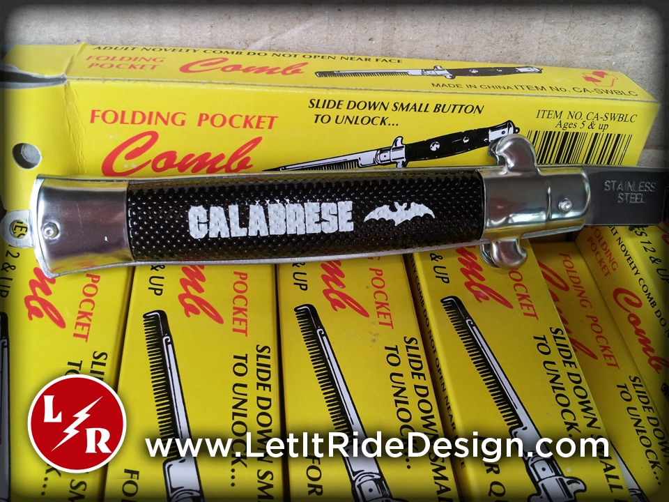 Calabrese Switchblade Comb