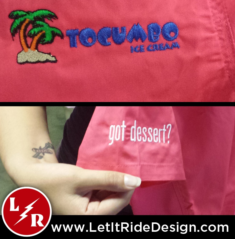 Tocumbo Ice Cream Embroidery