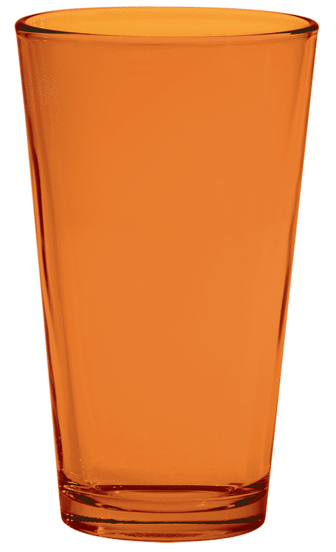 Orange Pint Glass - 215