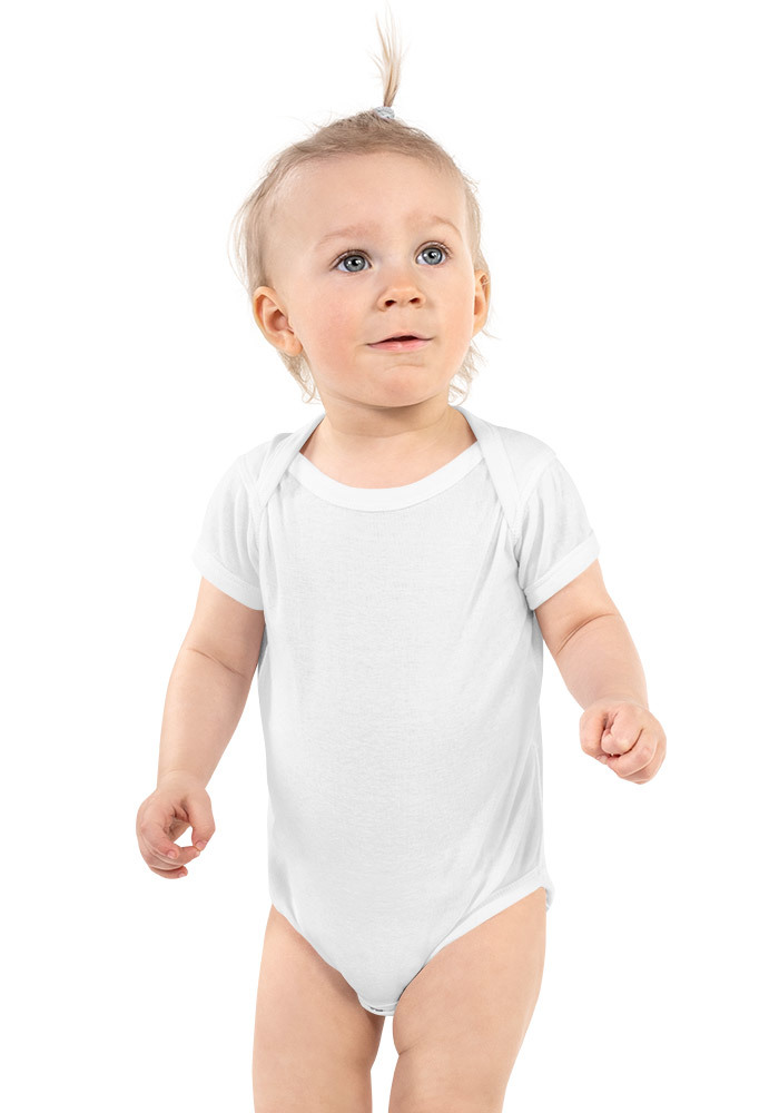 Baby Short Sleeve Bodysuit—Rabbit Skins 4400